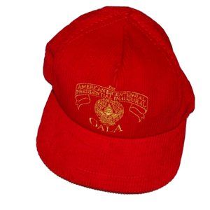 RDF AMERICAN BICENTENNIAL PRESIDENTIAL INAUGURAL GALA RED HAT CAP SNAPBACK